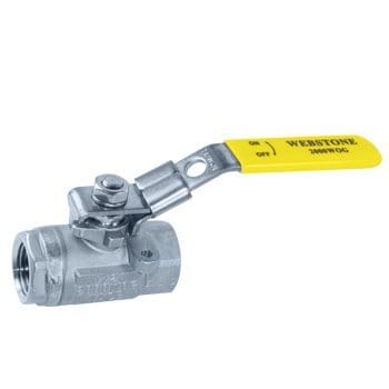 1-1/2" IPS Full Port 316 Stainless Steel Seal Weld Ball Valve