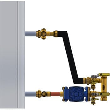 1-1/4" FIP Complete NBP Kit - Wall Hung - Fittings N' Valves