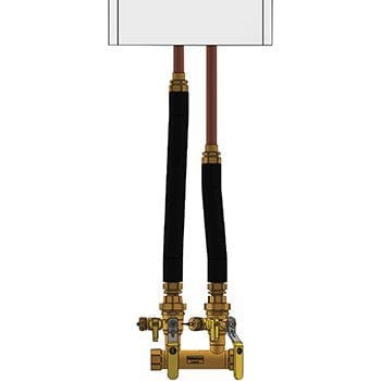 1-1/4" FIP Complete NBP Kit - Wall Hung Integral - Fittings N' Valves