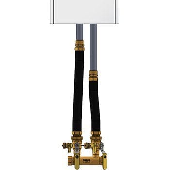 1-1/4" FIP Complete NBP Kit - Wall Hung Integral - Fittings N' Valves