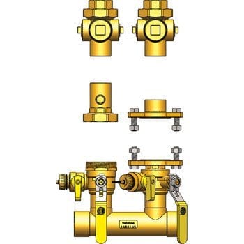 1-1/2" SWT Hydro-Core NB Component Kit: Wall Hung 2 - Fittings N' Valves