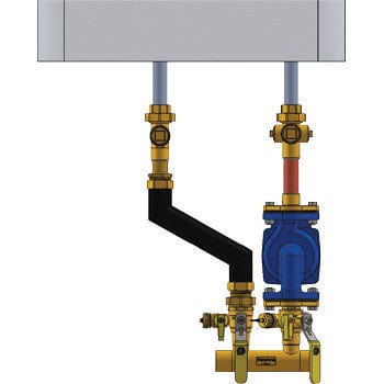 1-1/4" SWT Complete NBP Kit - Wall Hung - Fittings N' Valves