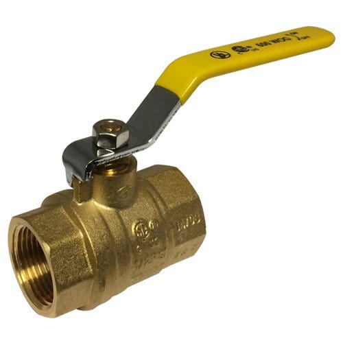 1" IPS Threaded Full Port Ball Valve, Lead Free