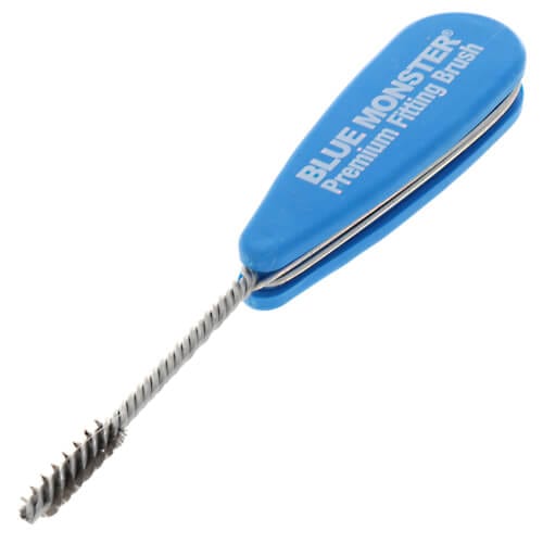 1/4" (O.D.) Blue Monster Heavy-Duty, Professional Plumbing/Refrigeration Brushes