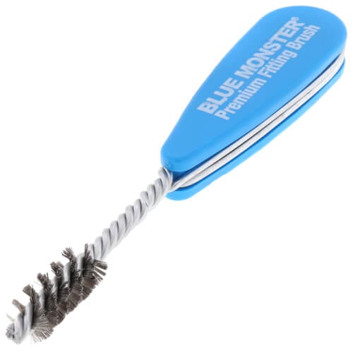 1/2" (O.D.) Blue Monster Heavy-Duty, Professional Plumbing/Refrigeration Brushes