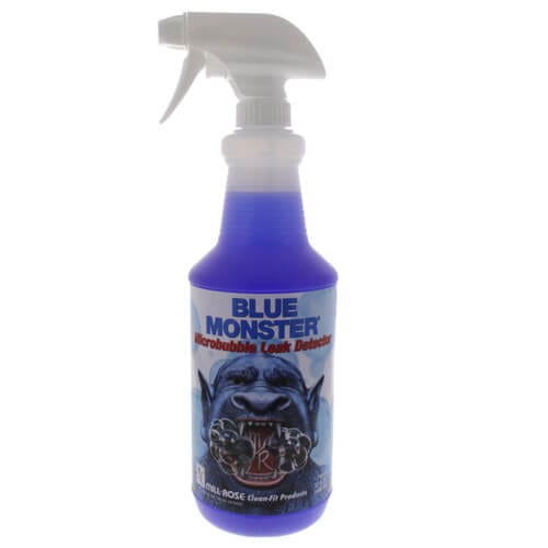 1 quart / 32 fl. oz. / 936 ml Blue Monster Microbubble Gas Leak Detector