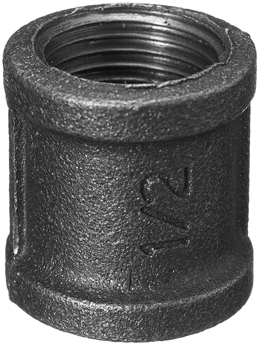 1/2" Black Coupling