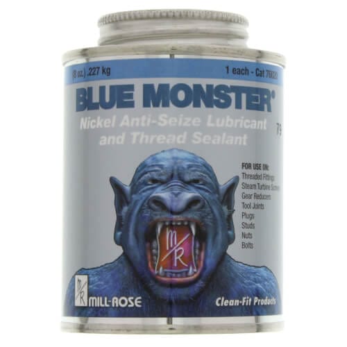 1/2 pint / 8 oz. Blue Monster Nickel Anti-Seize Lubricant