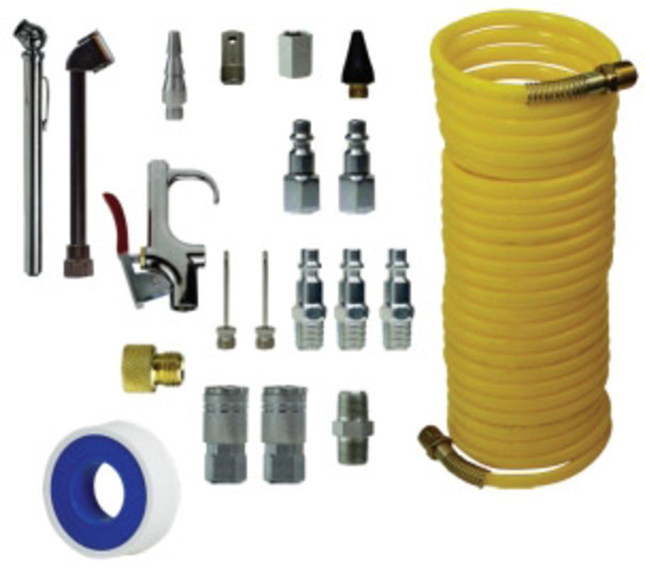 Air Accessory Kit 20 PIECE AIR ACCESSORY SET Pneumatics Parts & Fittings