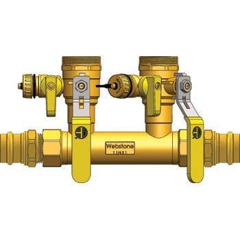 1-1/4" Press Run x 1" Hydro-Core Double Ball Drain - Fittings N' Valves