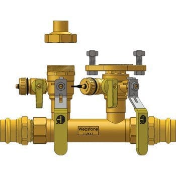 1-1/4" Press Run x 1" Hydro-Core Right Kit - Fittings N' Valves