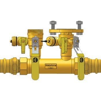 1-1/2" Press Run x 1" Hydro-Core Right - Fittings N' Valves
