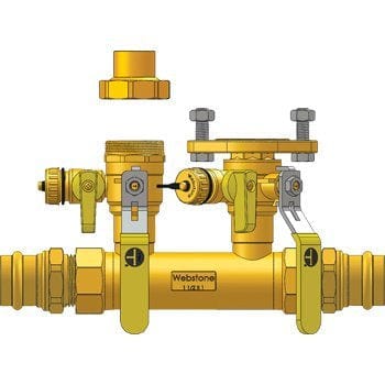 1-1/2" Press Run x 1" Hydro-Core Right Kit - Fittings N' Valves