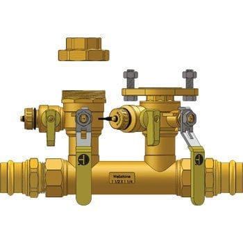 1-1/2" Press Run x 1-1/4" Hydro-Core Right Kit - Fittings N' Valves