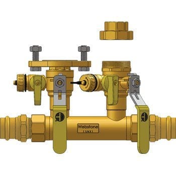 1-1/4" Press Run x 1" Hydro-Core Left Kit - Fittings N' Valves