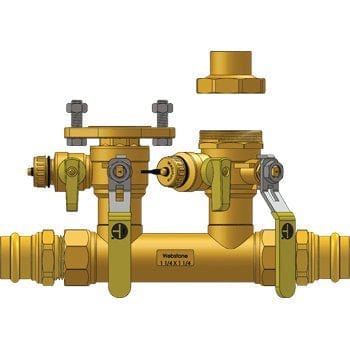 1-1/4" Press Run x 1-1/4" Hydro-Core Left Kit - Fittings N' Valves