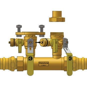 1-1/2" Press Run x 1" Hydro-Core Left Kit - Fittings N' Valves