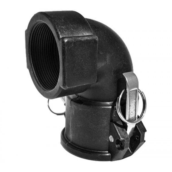 90-Degree Cam Lever Coupling - Female Coupler X FPT - 1-1/2" x 1-1/2" - Fittings N' Valves