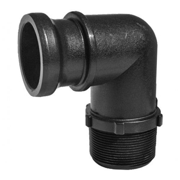 90-Degree Cam Lever Coupling - Male Adapter X MPT - 1-1/2" x 1-1/2" - Fittings N' Valves
