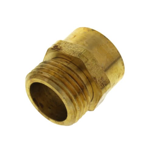 3/4" Brass Male Garden Hose x Female (FIP) Adapter