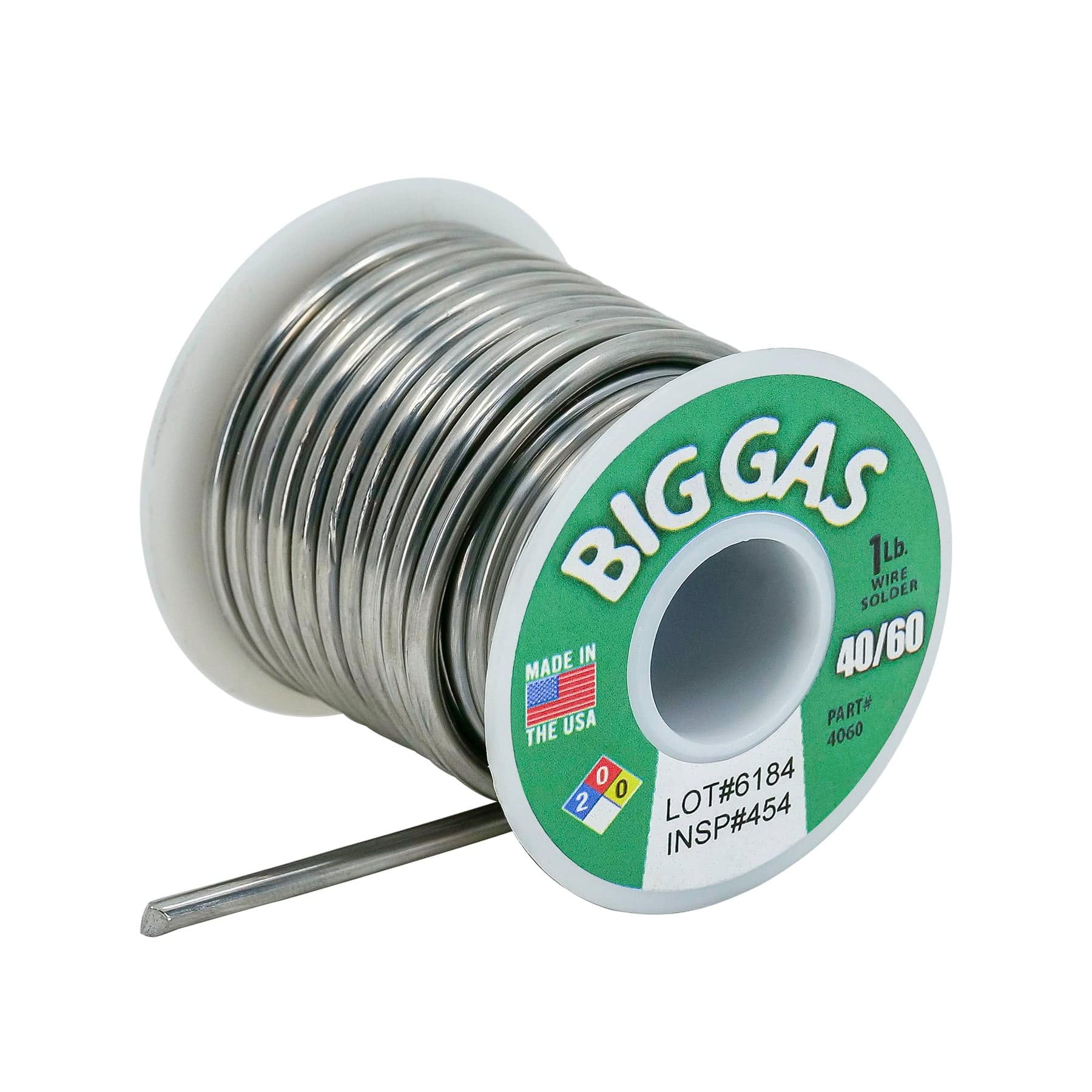 Big Gas Silver Lead-Free Solder - 1 Lb. Spool - Made in The USA