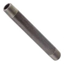 1/2" x 8" XH Black Pipe Nipple - Fittings N' Valves