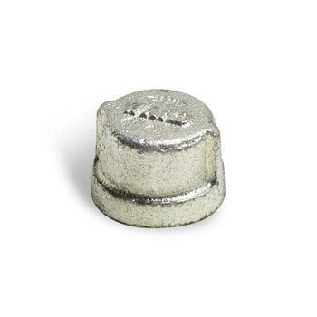1-1/2" Galvanized Malleable Iron Pipe Fitting Cap