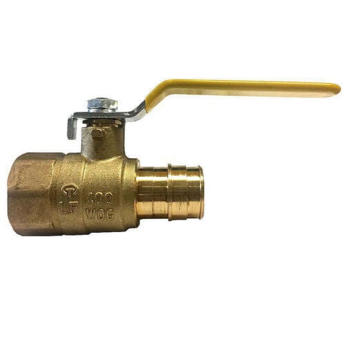 1/2" Expansion PEX x FIP Ball Valve - Lead Free F1960 (Lead Free)