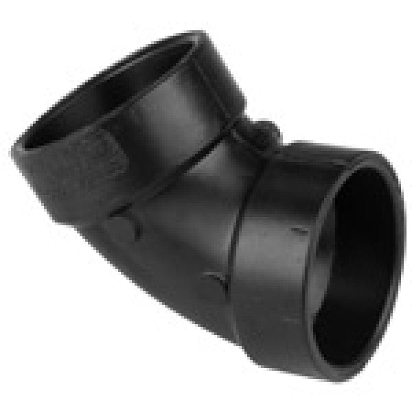 ABS 60-Degree Ell - Hub x Hub - 3" - Fittings N' Valves
