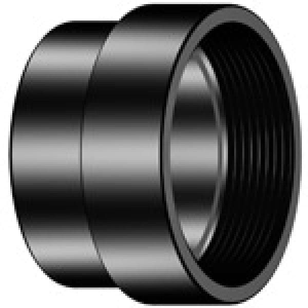 ABS Adapter - Spigot x FIPT (fig. cleanout adapt. less plug) - 6" - Fittings N' Valves