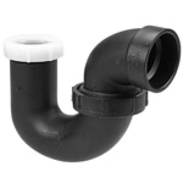 ABS P-Trap w/Union Joint - Hub x SJ - 1-1/4" - Fittings N' Valves