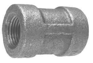 1-1/4" Black Extra Heavy Steel Coupling