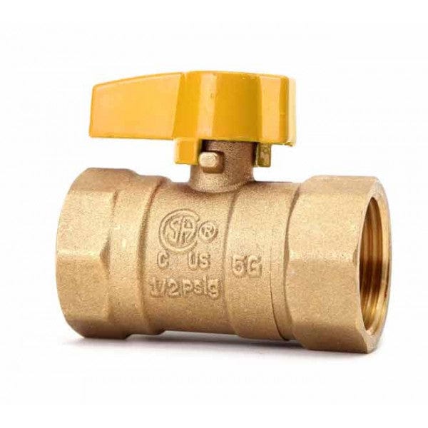 Brass Gas Ball Valve FPT x FPT - 1/2"