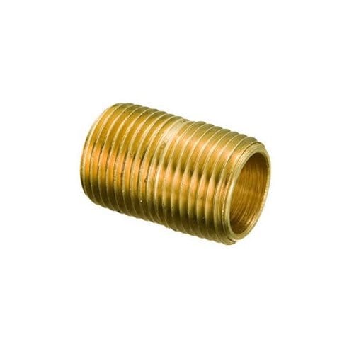 4" x Close Brass Nipple