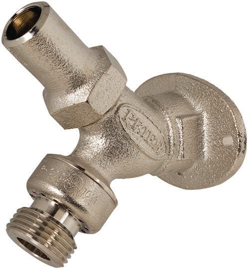 Prier Loose Key Angle Sill Faucet, Anti-Siphon, 1/2" FPT, Satin Nickel Plated-ASSE 1011