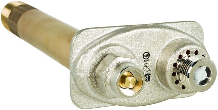 Prier 8" Heavy Commercial Self-Draining Anti-Siphon Freezeless Hydrant; 1" Hose Outlet, 1" NPT x 3/4" FPT Inlet