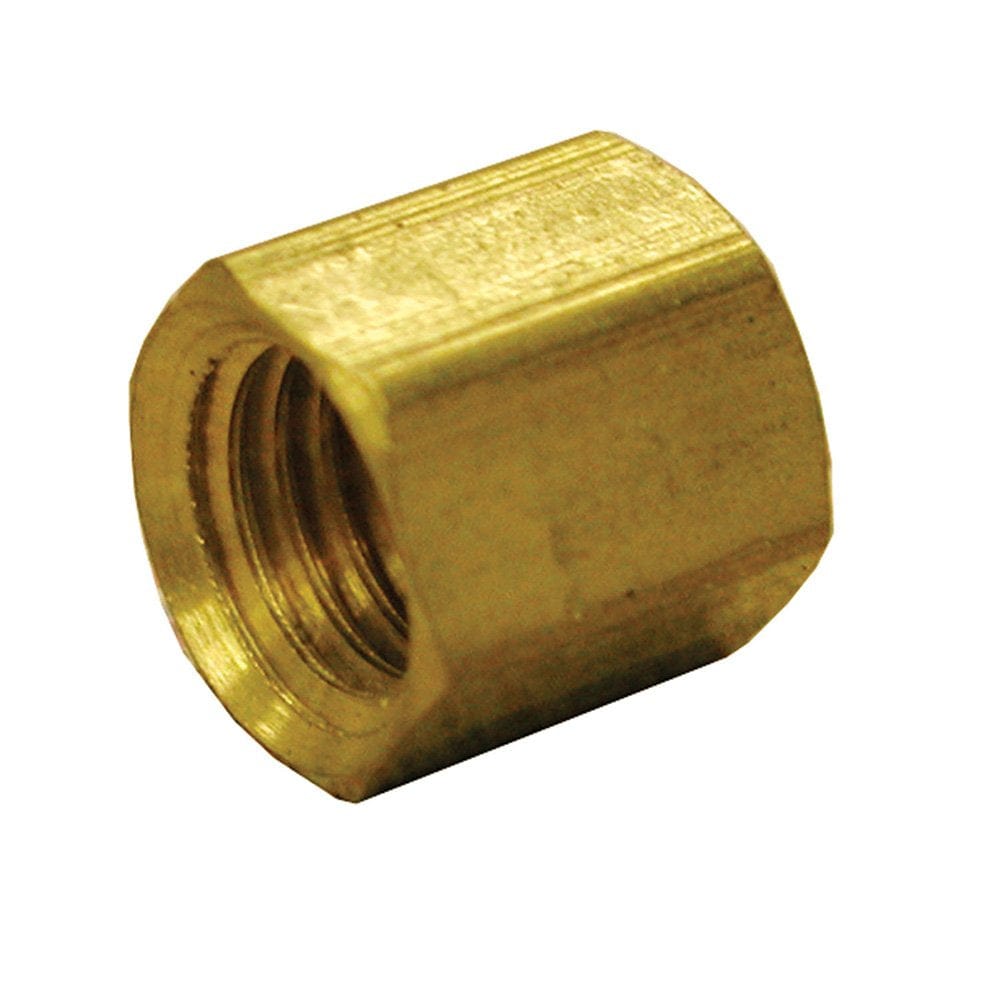 1/4-inch OD Brass Compression Nut, Lead Free