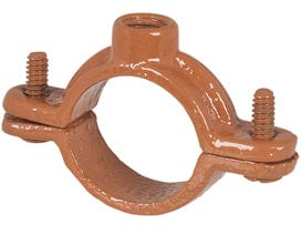 3/8" Copper Epoxy Coated Split Ring Hanger - CTS