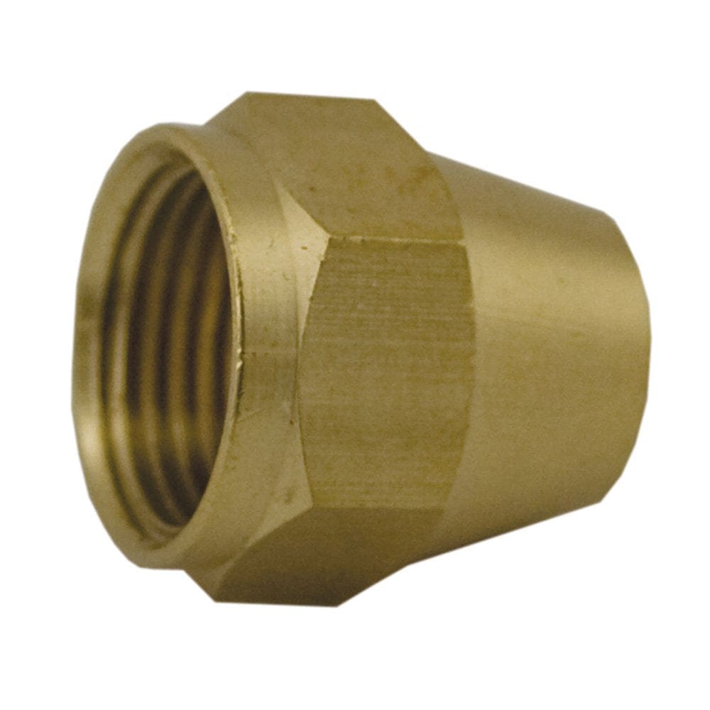 5/8-inch Brass Short Flare Nut