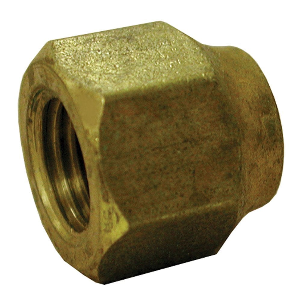 3/8-inch Brass Short Forged Flare Nut