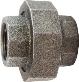 1/8" Galvanized Extra Heavy Steel Union