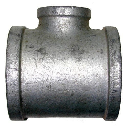 1-1/2" x 1" Galvanized Reducing Tee