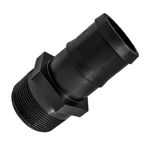 Heavy Duty Poly Straight Insert Adapter - MPT x Barb - 3" x 3" (5/Cs) - Fittings N' Valves