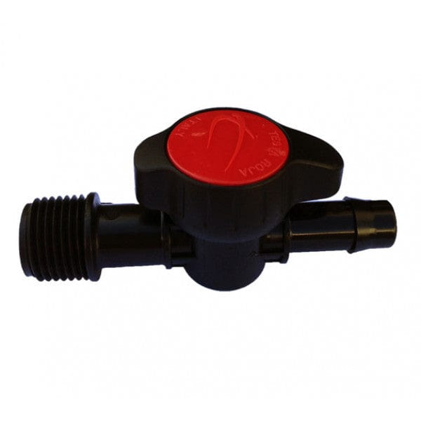 Irrigation Control Valve - Black - Barb x MPT - 1/2" (100/Cs)