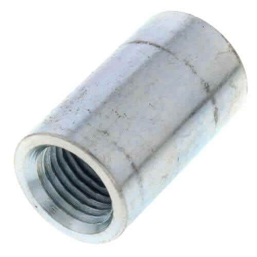 1/2" Galvanized Taper Tapped Steel Merchant Coupling