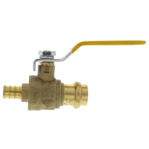 1/2" PEX x 1/2" PRESS Full Port Ball Valve With Lever Handle F1807 (Lead Free)