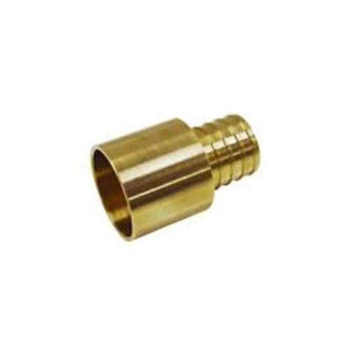 1" Female Sweat Copper Pipe x 1" PEX Adapter (Lead Free)
