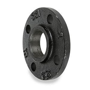 1-1/2" 125# Cast Iron Black Threaded Companion Pipe Flange