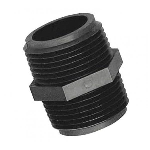 Poly Nipple - MPT x MPT - 1-1/2"