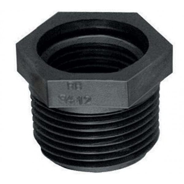 Poly Reducer Bushing - MPT x FPT - 3/4" x 1/2"